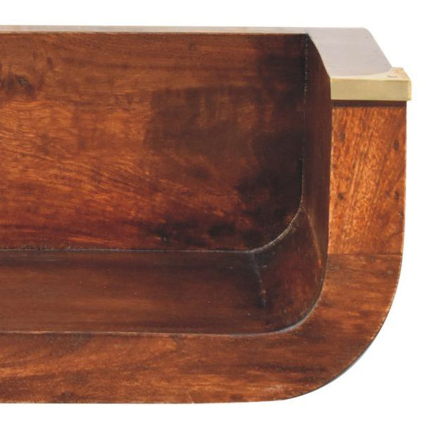 Artisan - Indira California Walnut Floating Console Table