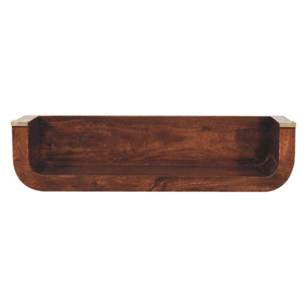 Artisan - Indira California Walnut Floating Console Table