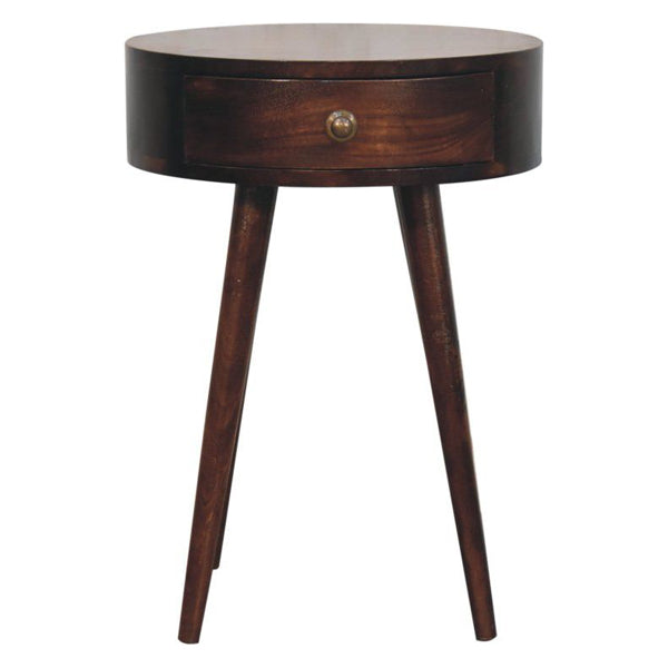Artisan - Nordic California Walnut Circular Shaped Bedside
