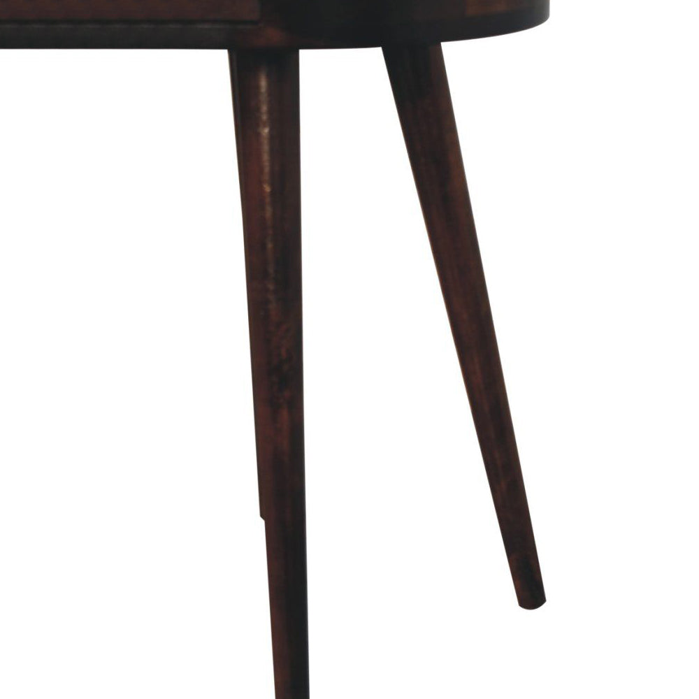 Artisan - Nordic California Walnut Circular Shaped Bedside