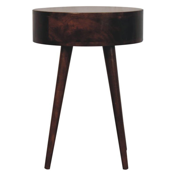 Artisan - Nordic California Walnut Circular Shaped Bedside
