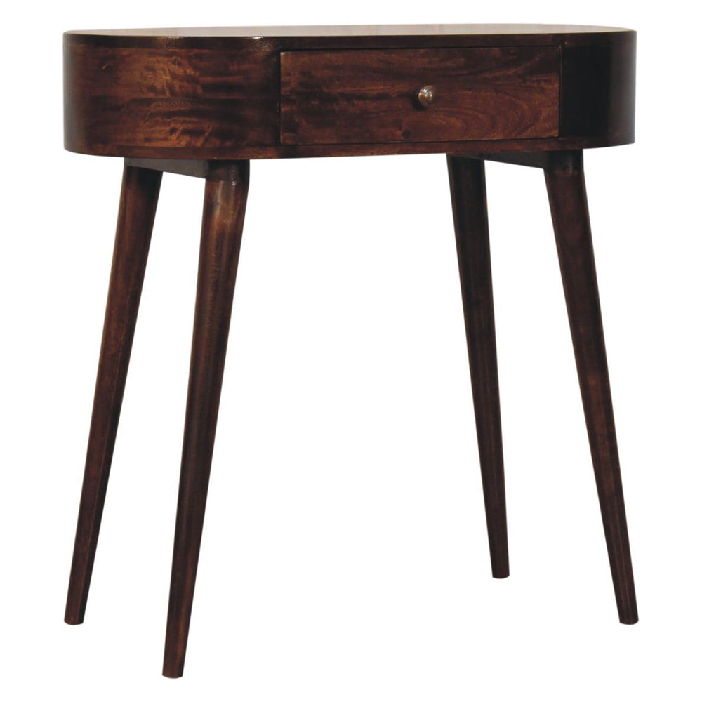 Artisan - California Walnut Rounded Small Console Table