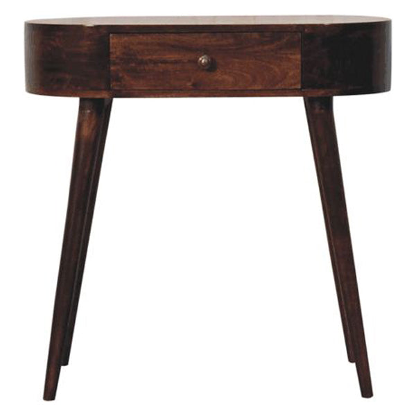 Artisan - California Walnut Rounded Small Console Table