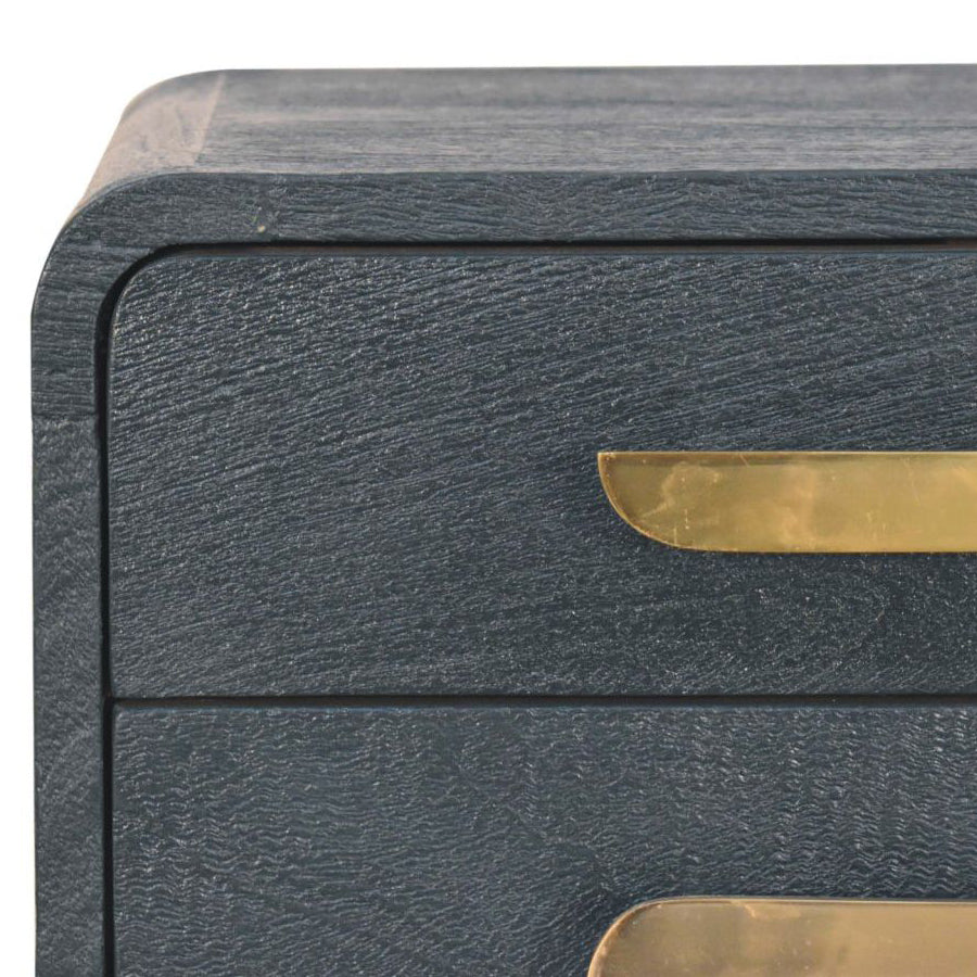 Artisan - Midnight Teal Bedside Table