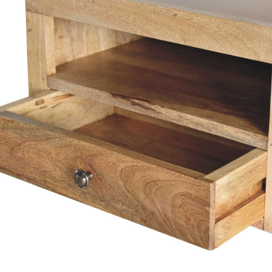 Artisan - Chunky Oak-Ish Floating Bedside