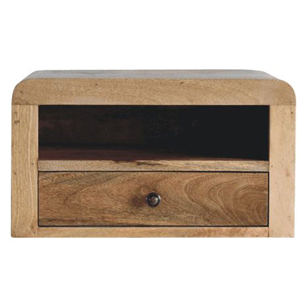 Artisan - Chunky Oak-Ish Floating Bedside