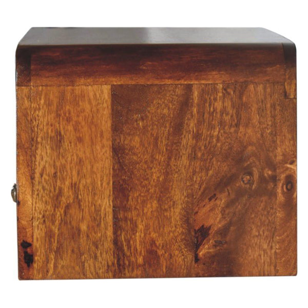 Artisan - Chunky Chestnut 1 Drawer Wall Mounted Nightstand