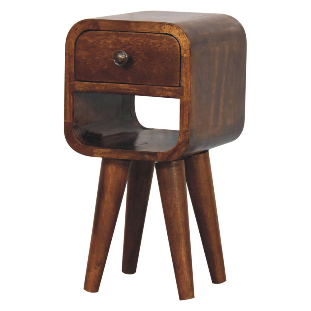 Artisan - Extra Mini Chestnut Curve Lower Bedside