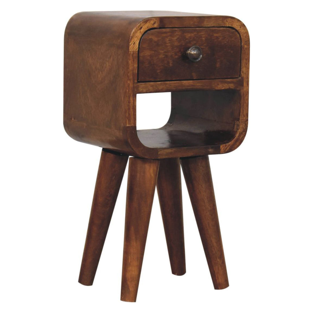 Artisan - Extra Mini Chestnut Curve Lower Bedside