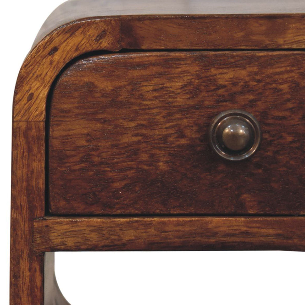 Artisan - Extra Mini Chestnut Curve Lower Bedside