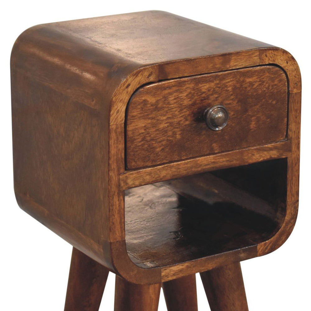 Artisan - Extra Mini Chestnut Curve Lower Bedside