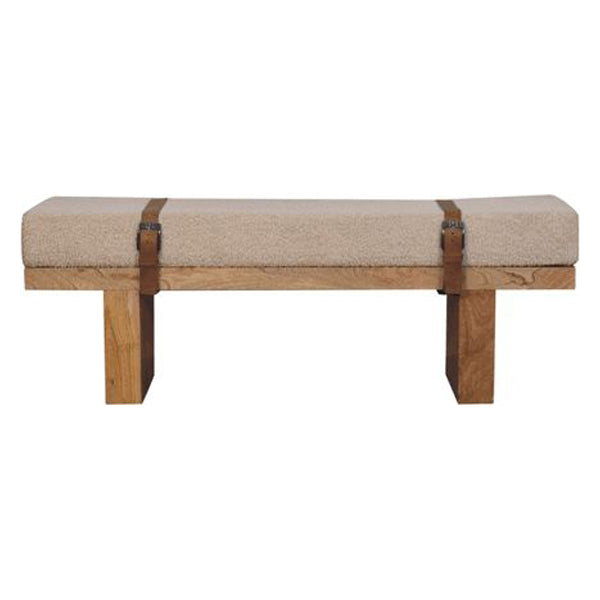 Artisan - Belmont Cream Boucle Bench