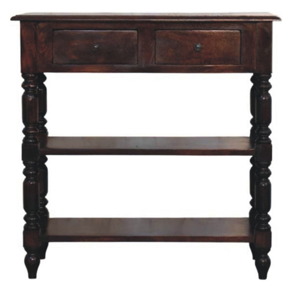 Artisan - Turned Legs Cherry Side Table