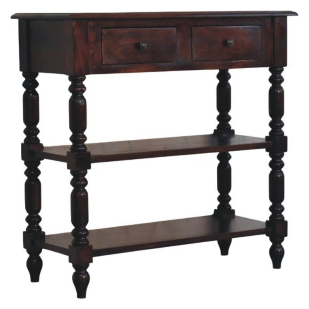 Artisan - Turned Legs Cherry Side Table