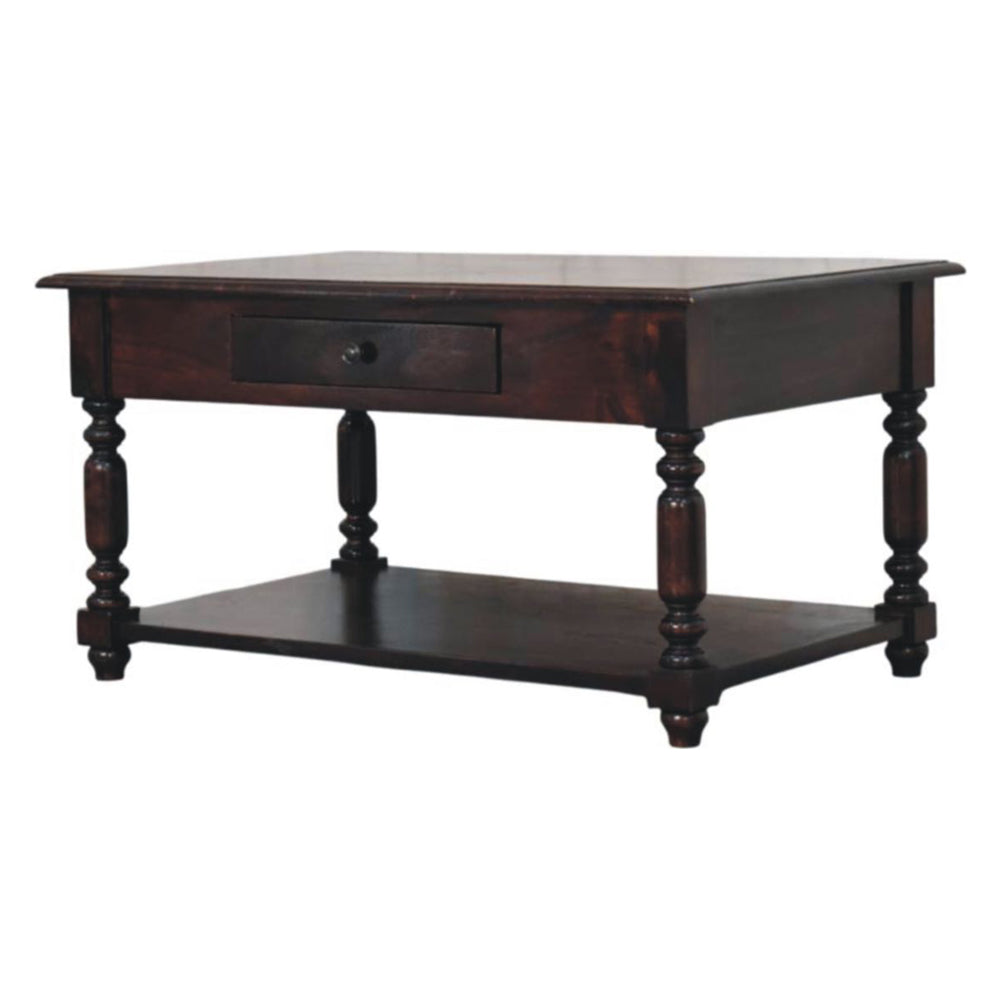 Artisan - Turned Legs Cherry Console Table