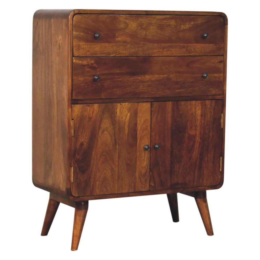 Artisan - Curved Nordic Charm Cabinet
