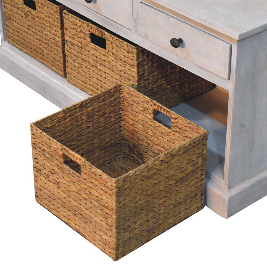 Artisan - Acid Wash Basket Storage Cabinet