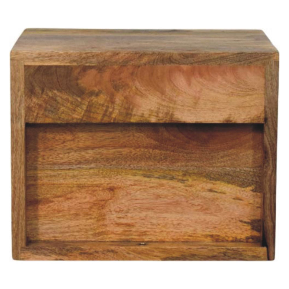 Artisan - Solis 2-Drawer Oak-Ish Wall Mounted Nightstand