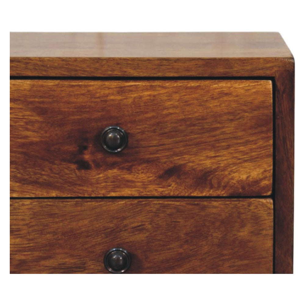 Artisan - Solis 2-Drawer Chestnut Wall Mounted Nightstand