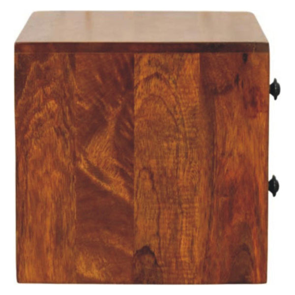 Artisan - Solis 2-Drawer Chestnut Wall Mounted Nightstand