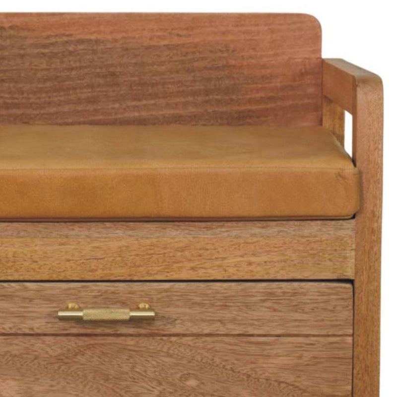 Artisan - Oxford Oak-Ish 2 Drawer Storage Bench