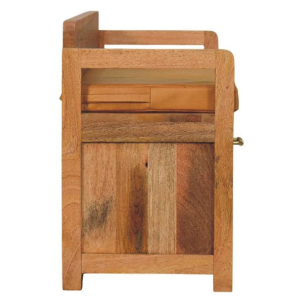 Artisan - Oxford Oak-Ish 2 Drawer Storage Bench