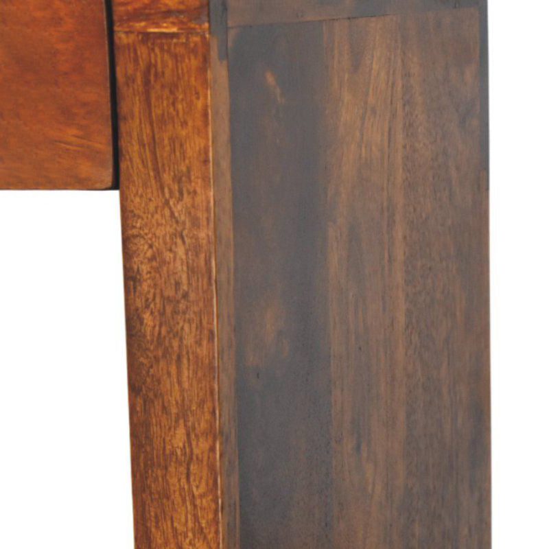 Artisan - Mini Darcy Chestnut Nightstand With Curved Edges