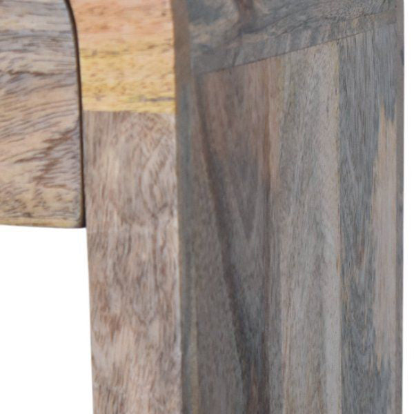 Artisan - Mini Darcy Oak-Ish Nightstand With Curved Edges