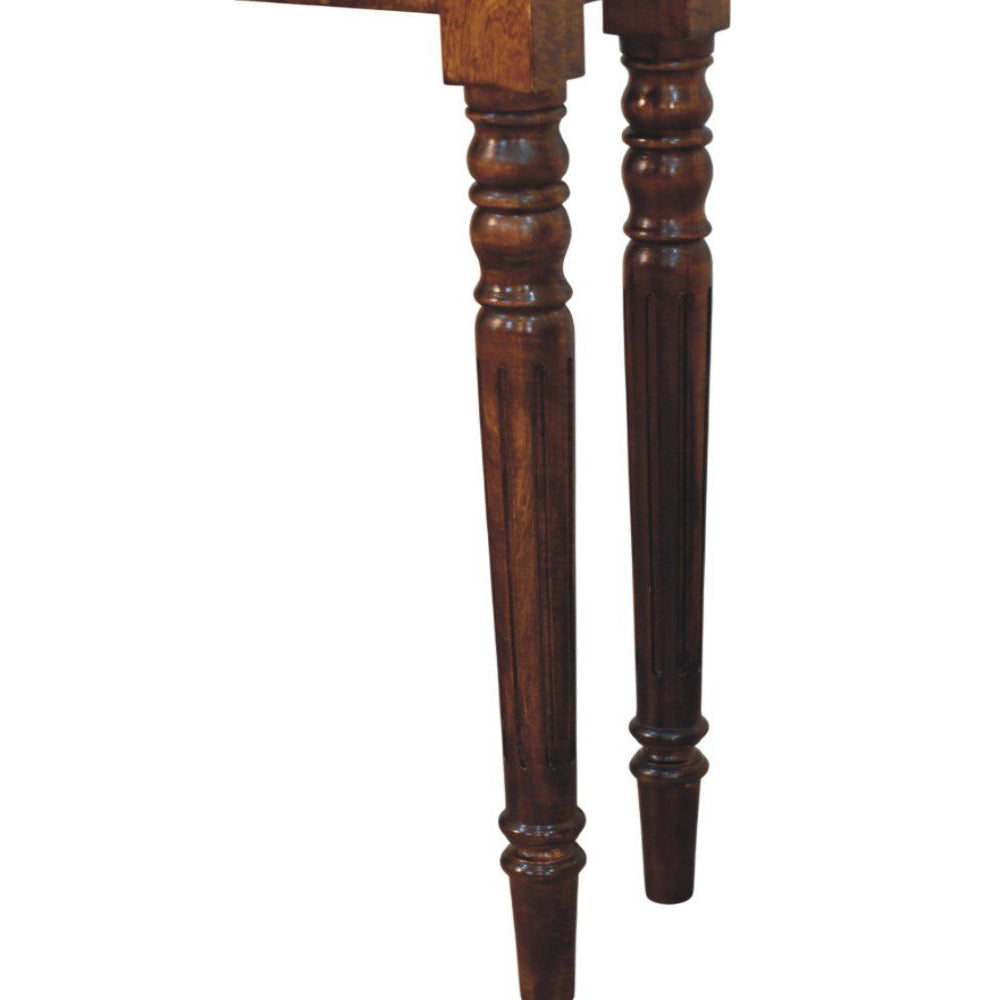 Artisan - Turned Legs 1 Drawer Chestnut Console