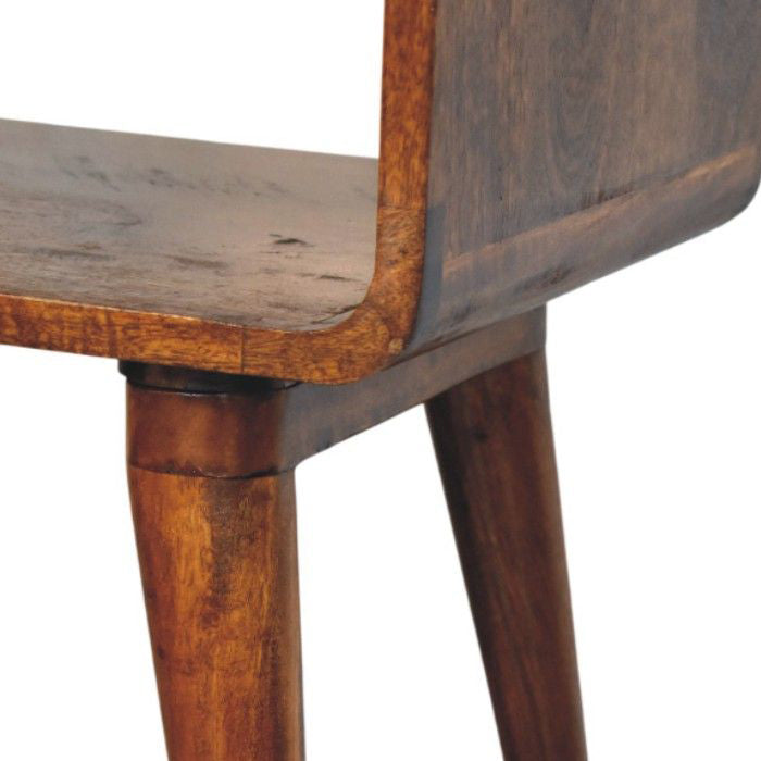 Artisan - Avora Chestnut Nightstand With Drawer And Open Slot