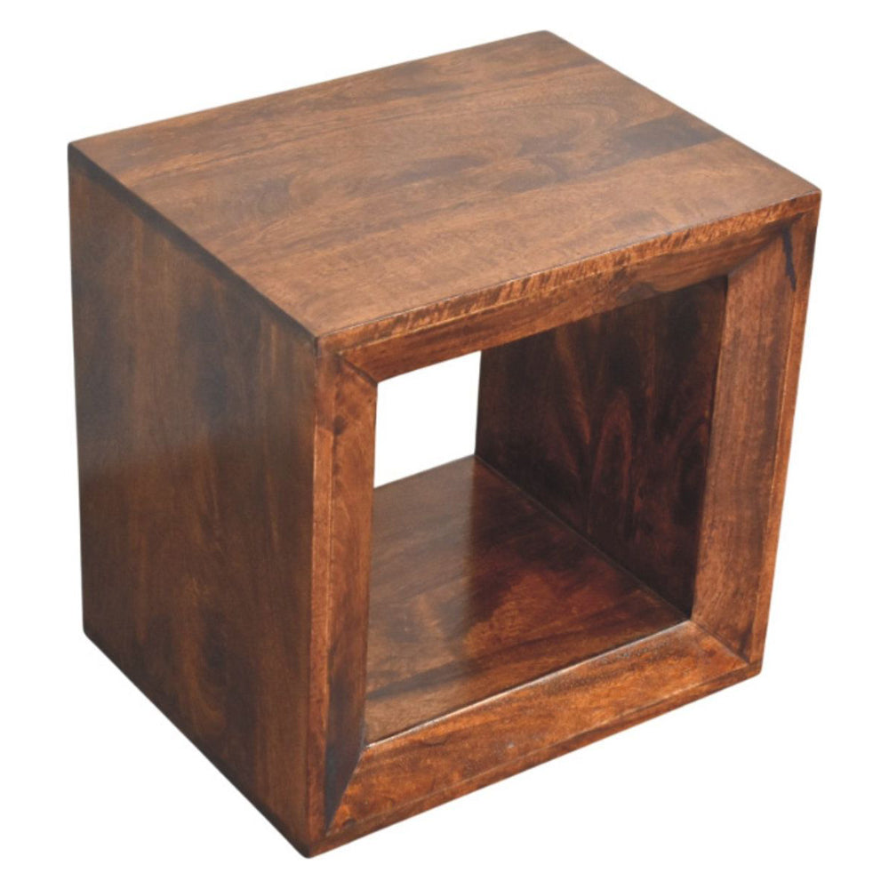 Artisan - Solis Open California Walnut Side Table