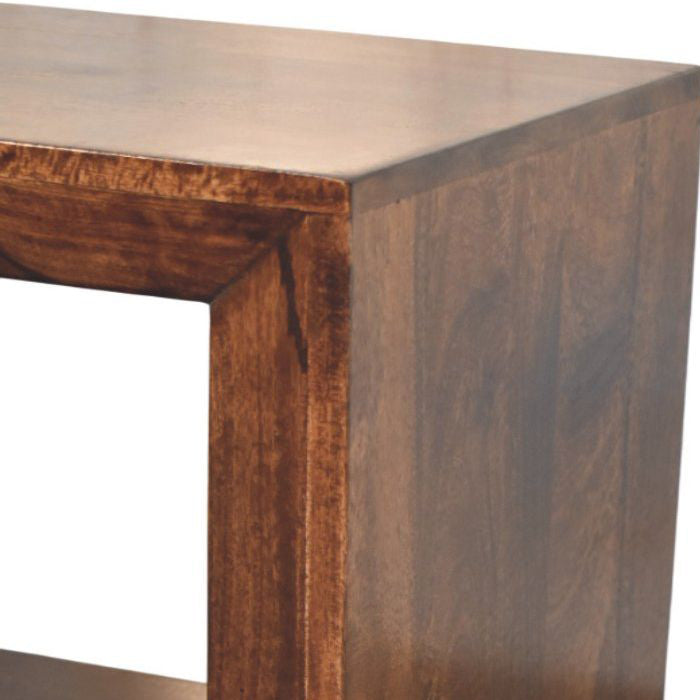 Artisan - Solis Open California Walnut Side Table