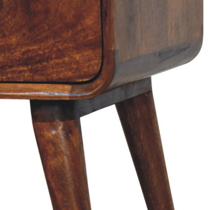 Artisan - Avora 3-Drawer Chestnut Nightstand