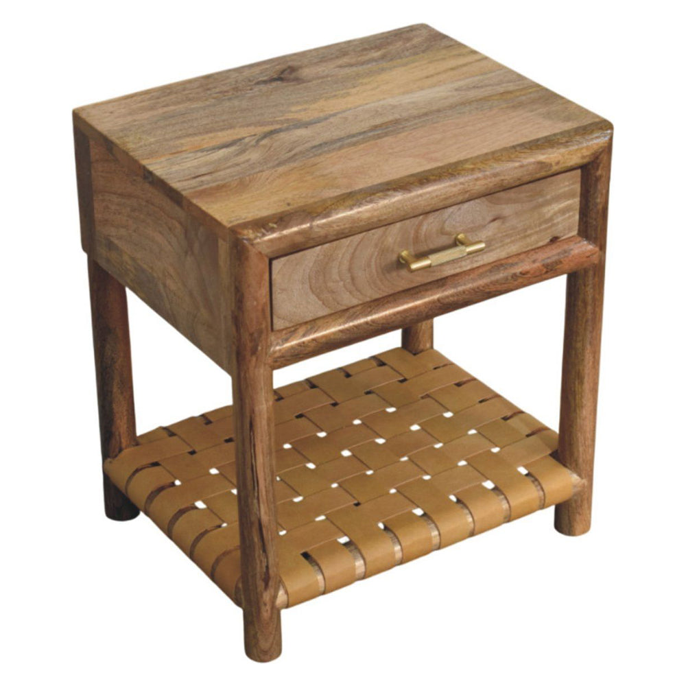 Artisan - Regency Woven Oak-Ish Nightstand With Drawer