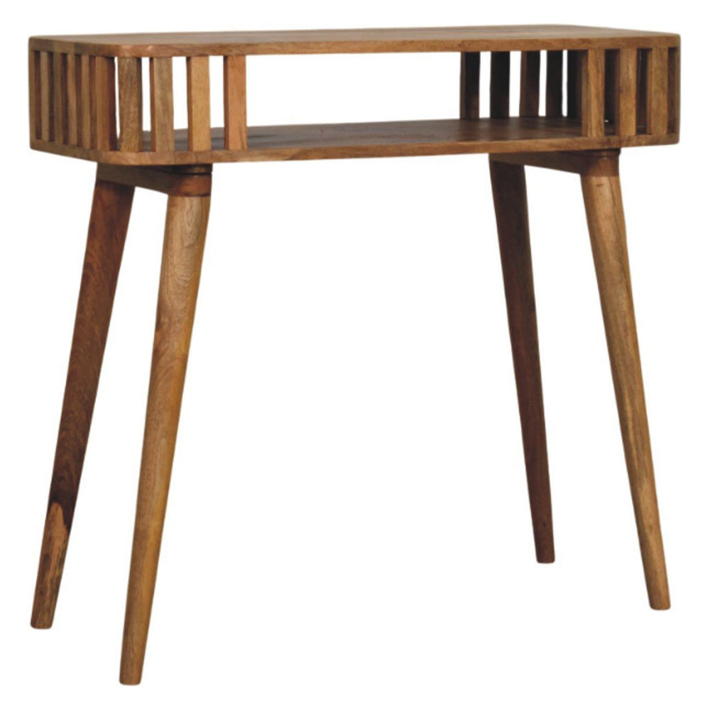 Artisan - Slatted Oak-Ish Console
