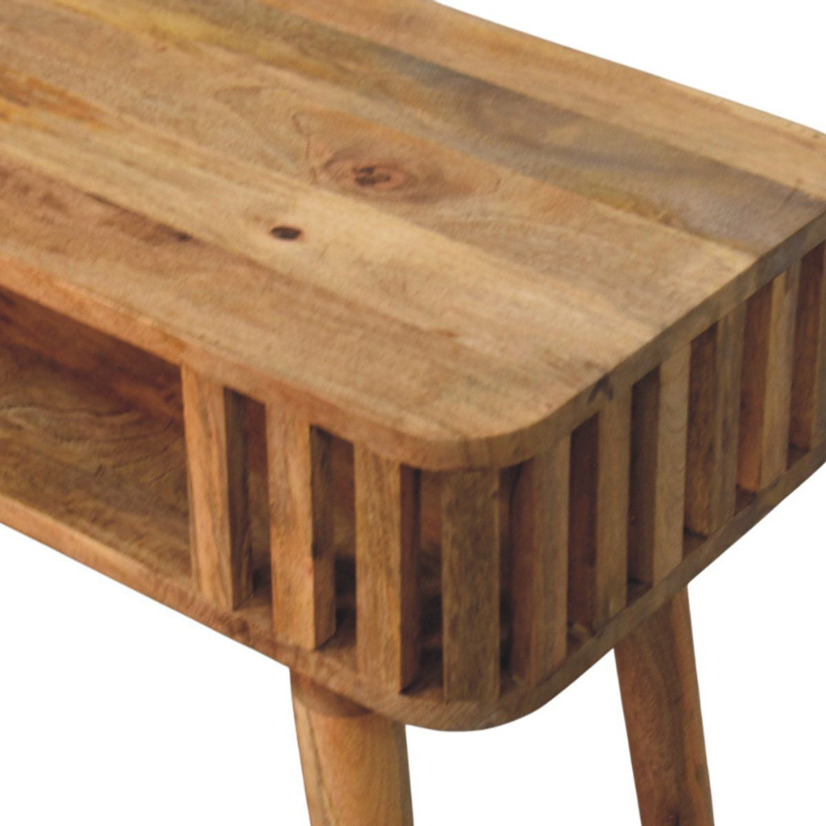 Artisan - Slatted Oak-Ish Console