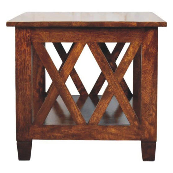 Artisan - Belmont X-Frame Chestnut Coffee Table
