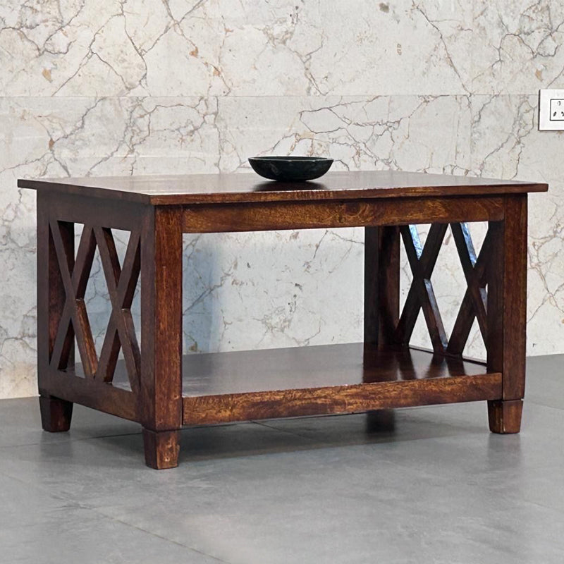 Artisan - Belmont X-Frame Chestnut Coffee Table