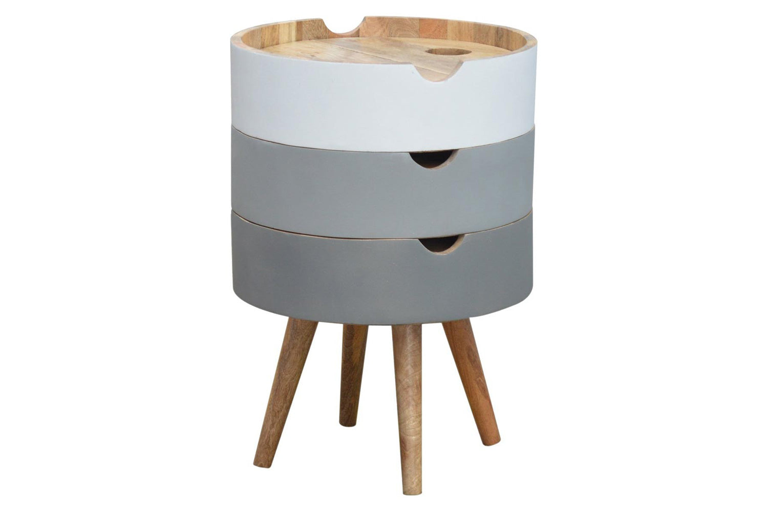 Artisan - Gradient Bedside in Gray
