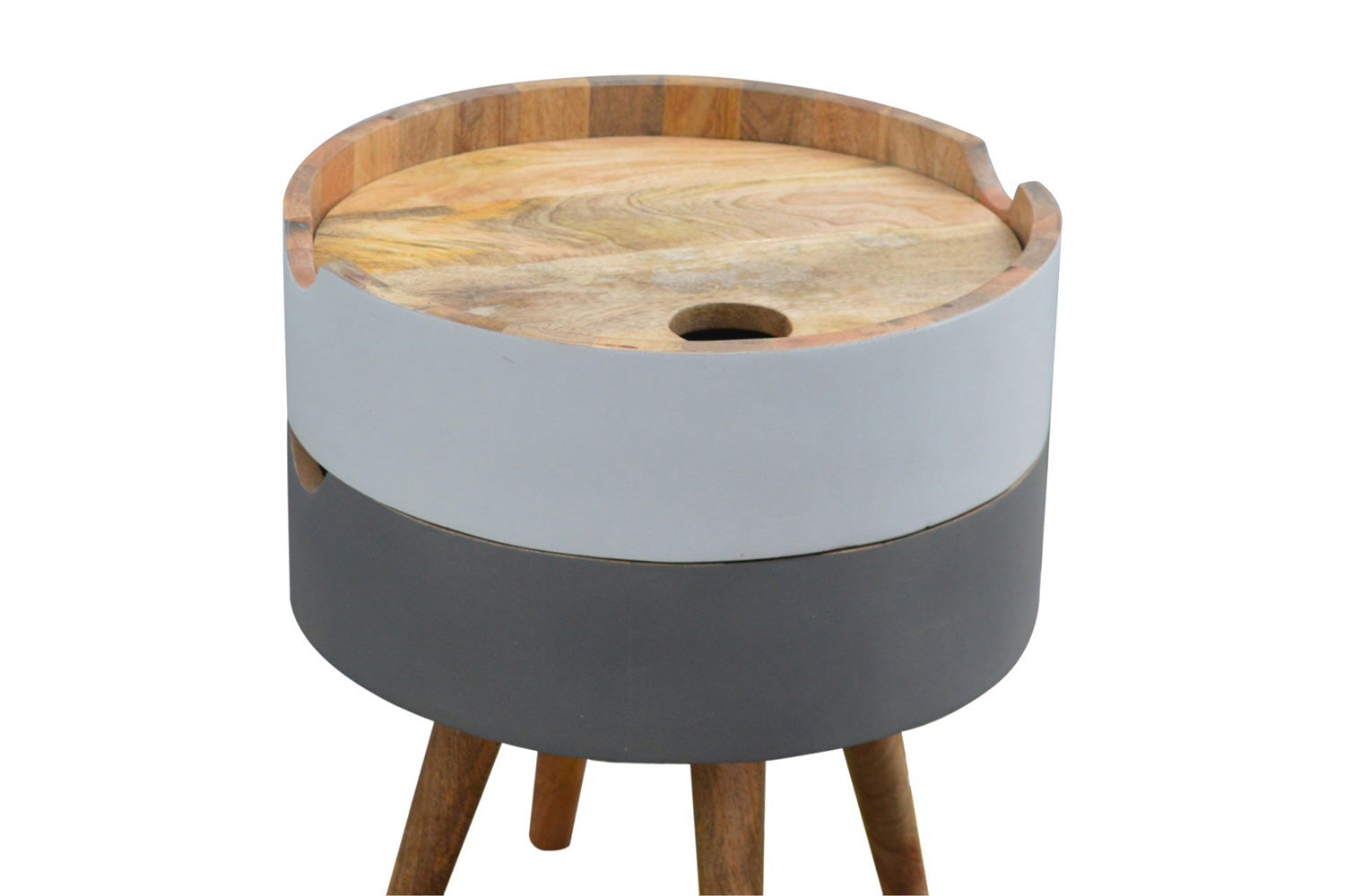 Artisan - Gradient Bedside in Gray