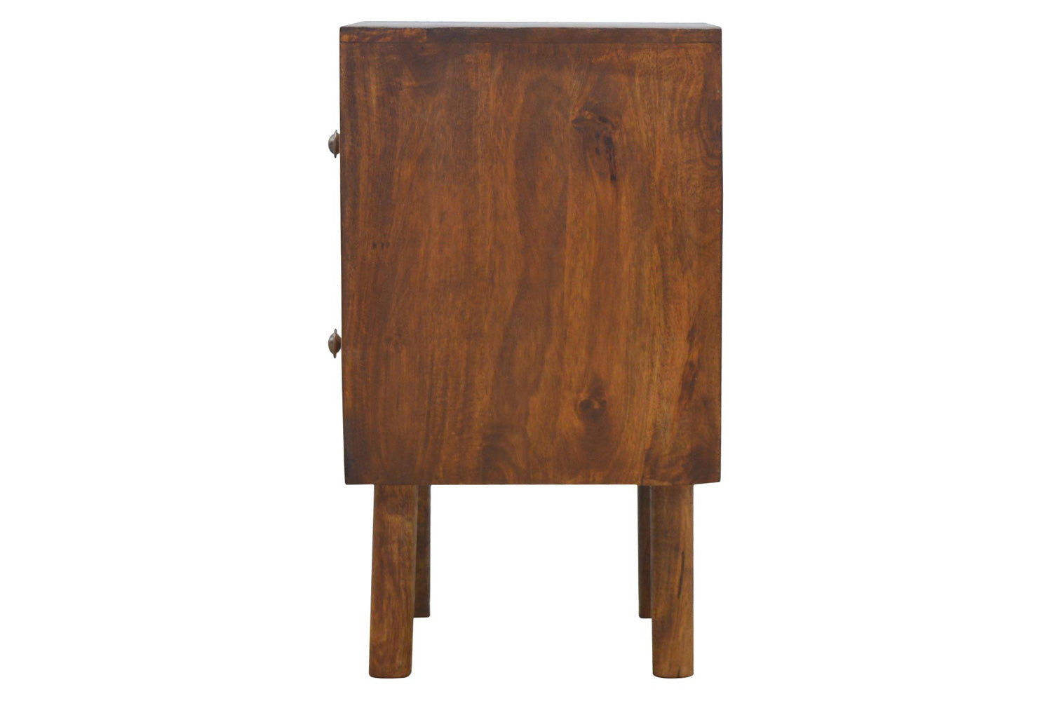 Artisan - 2 Drawer Nightstand with Oak Wood Drawer Fronts