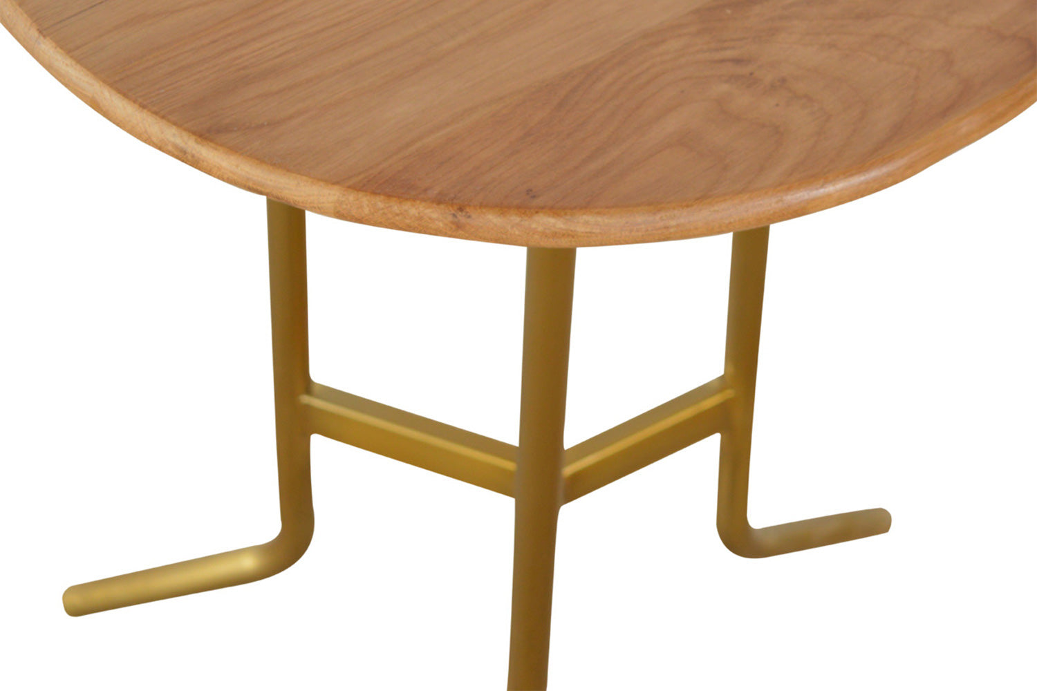 Artisan - Caramel Tea Table with Gold Base
