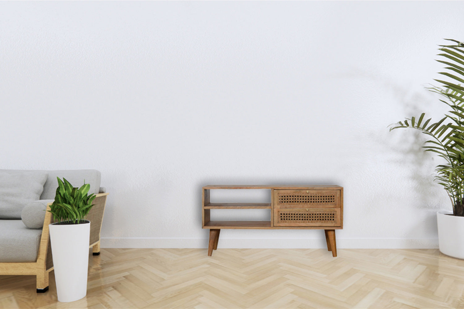 Artisan - Rattan Media Unit