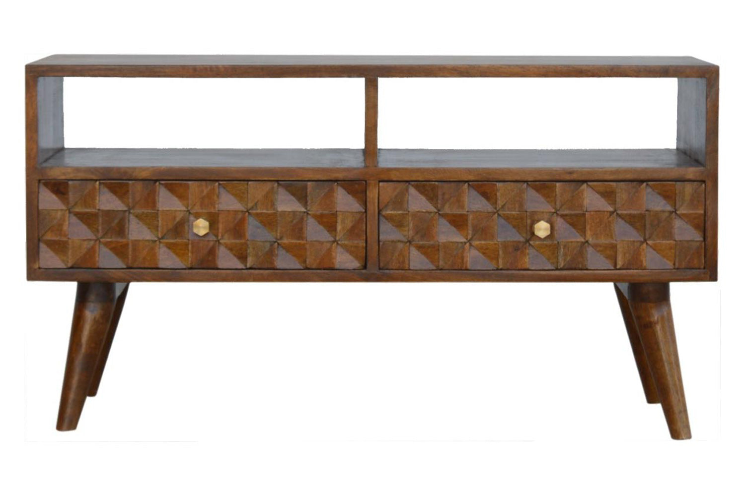 Artisan - Diamond Carved TV Unit