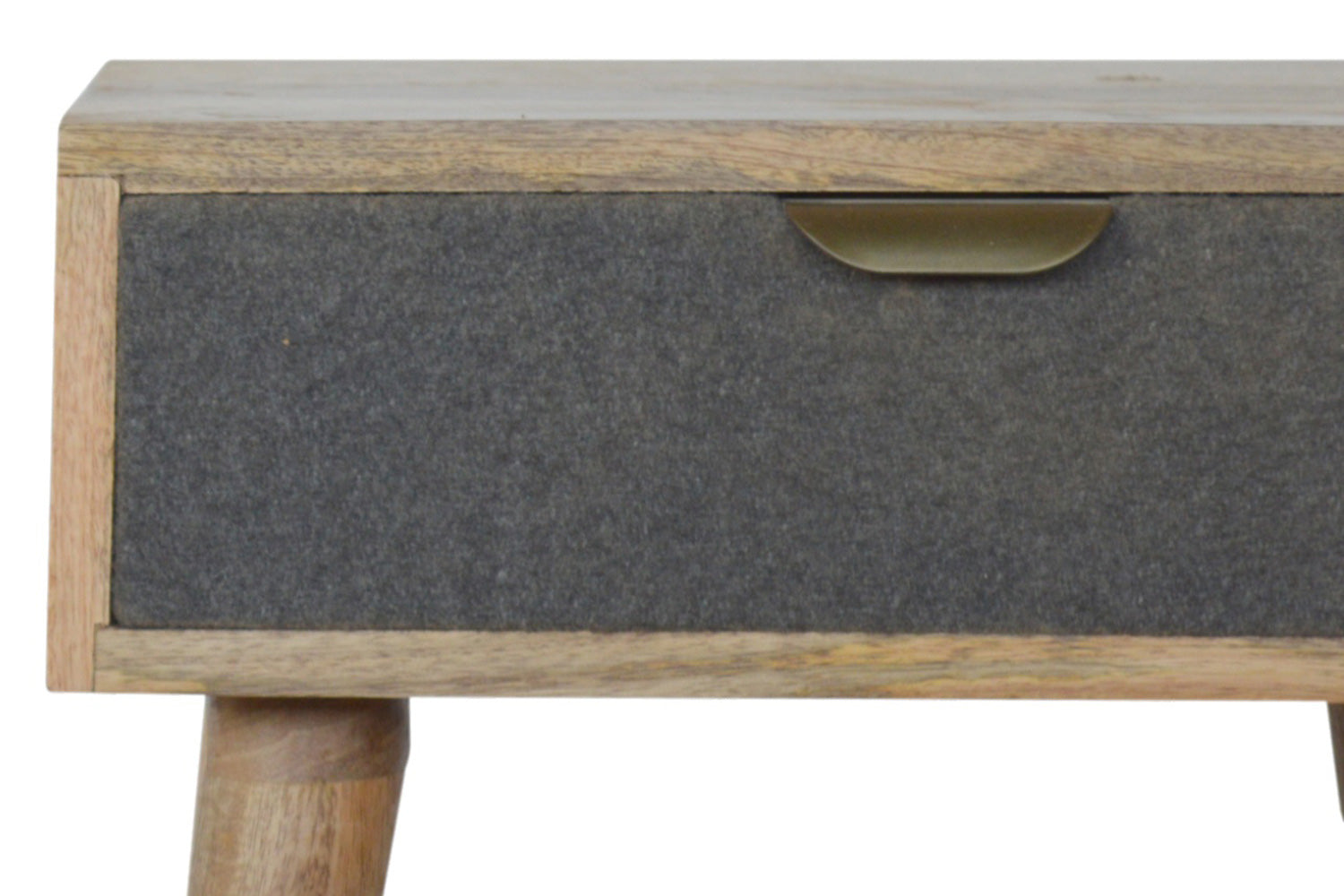 Artisan - Gray Tweed Bedside
