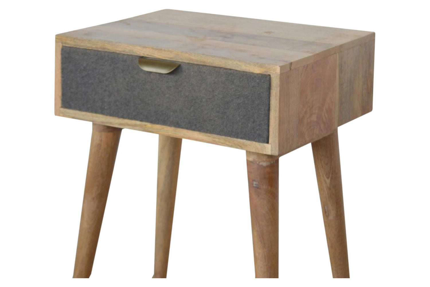 Artisan - Gray Tweed Bedside
