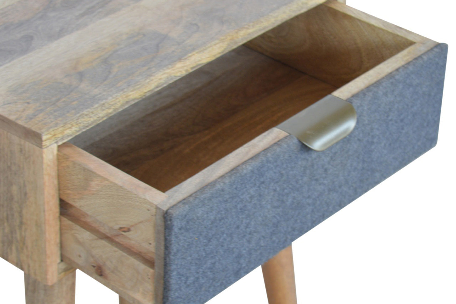 Artisan - Gray Tweed Bedside