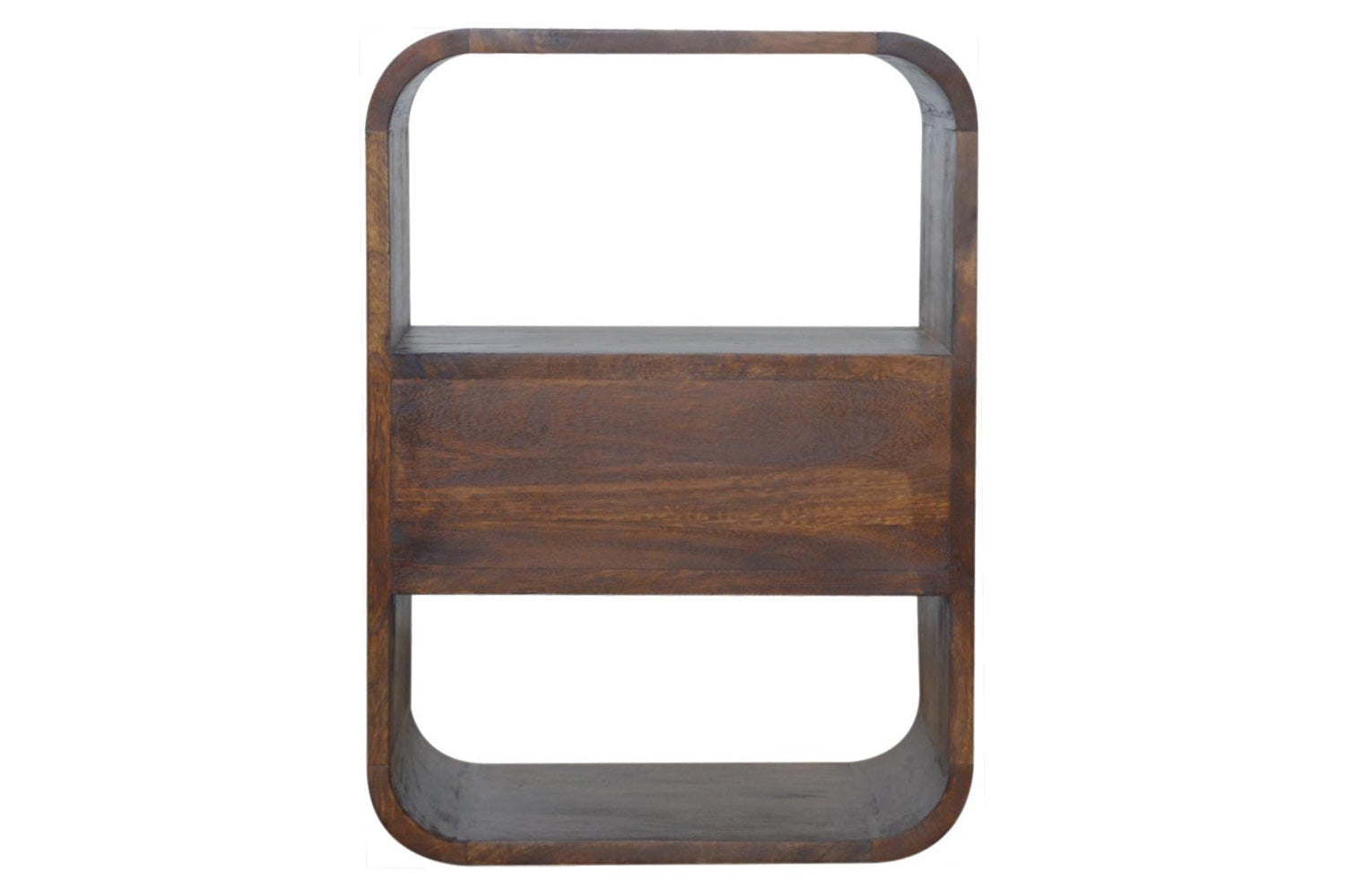 Artisan - Curved Edge Bedside in Chestnut