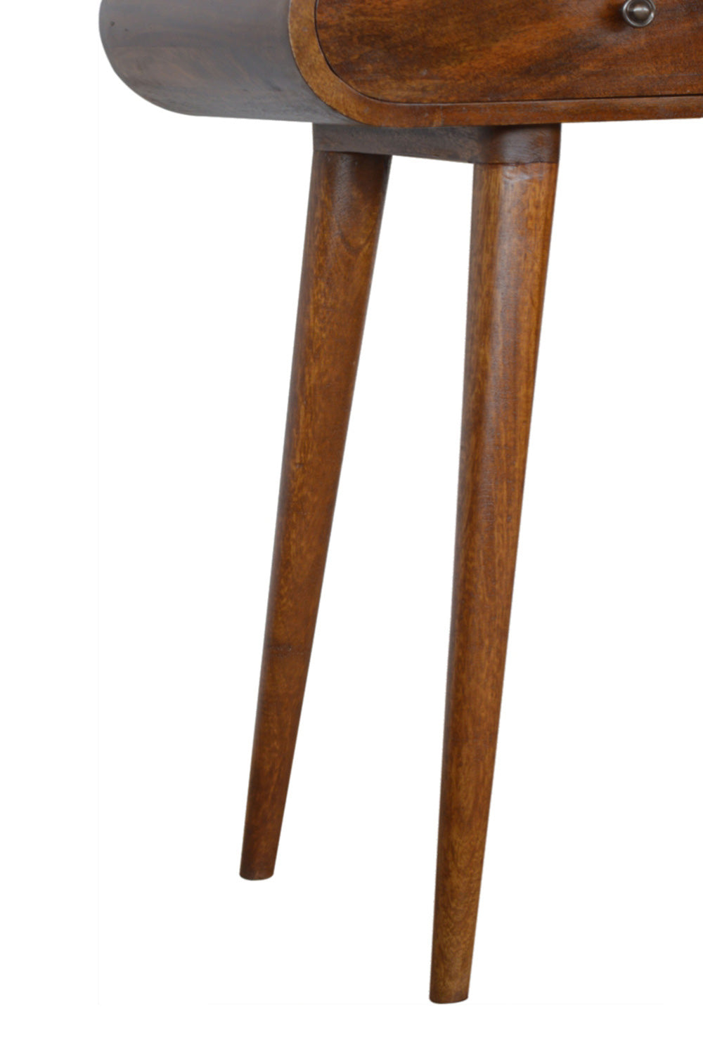Artisan - Curved Edge Console Table in Chestnut