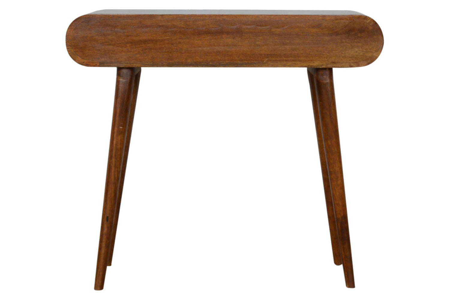 Artisan - Curved Edge Console Table in Chestnut